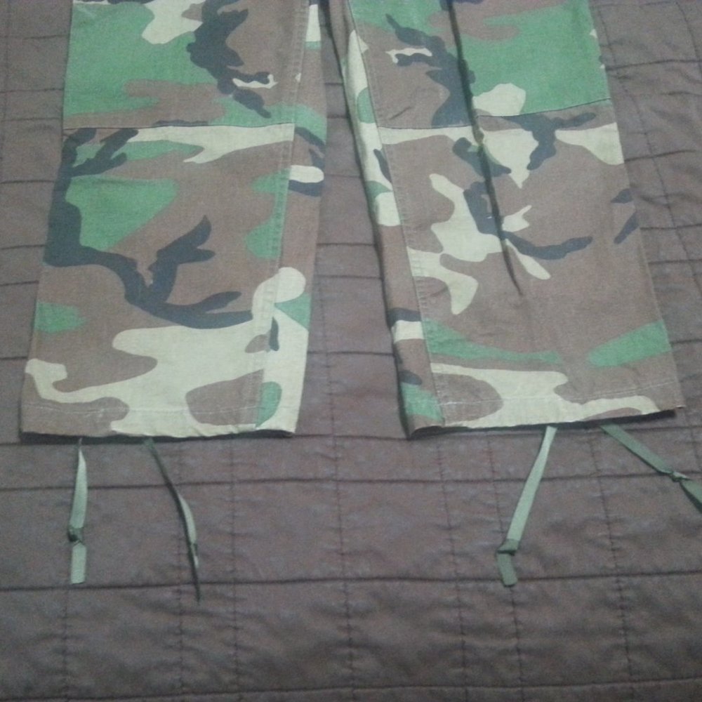 Vintage Camo Cargo Pants Military - Picture 7 of 10